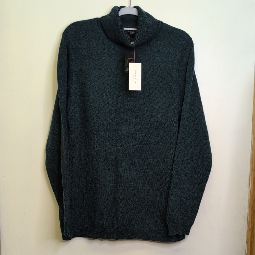 Charter Club Womans Cashmere Sweater in Black